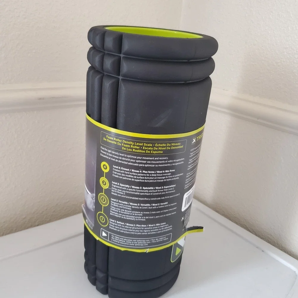 New TriggerPoint GRID Foam Roller Black Muscle Massage Therapy Fitness